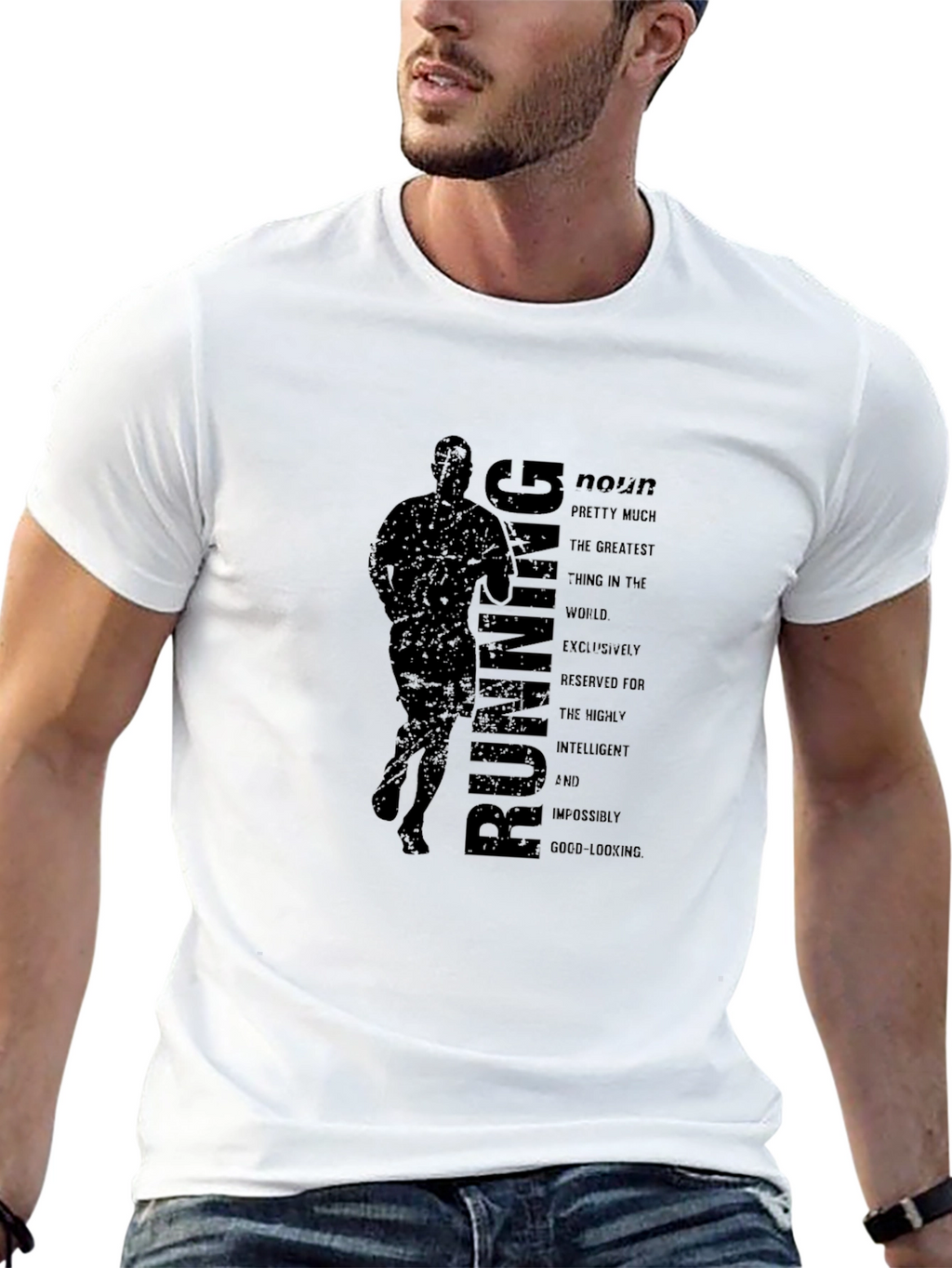 Running Definition Black T-Shirt
