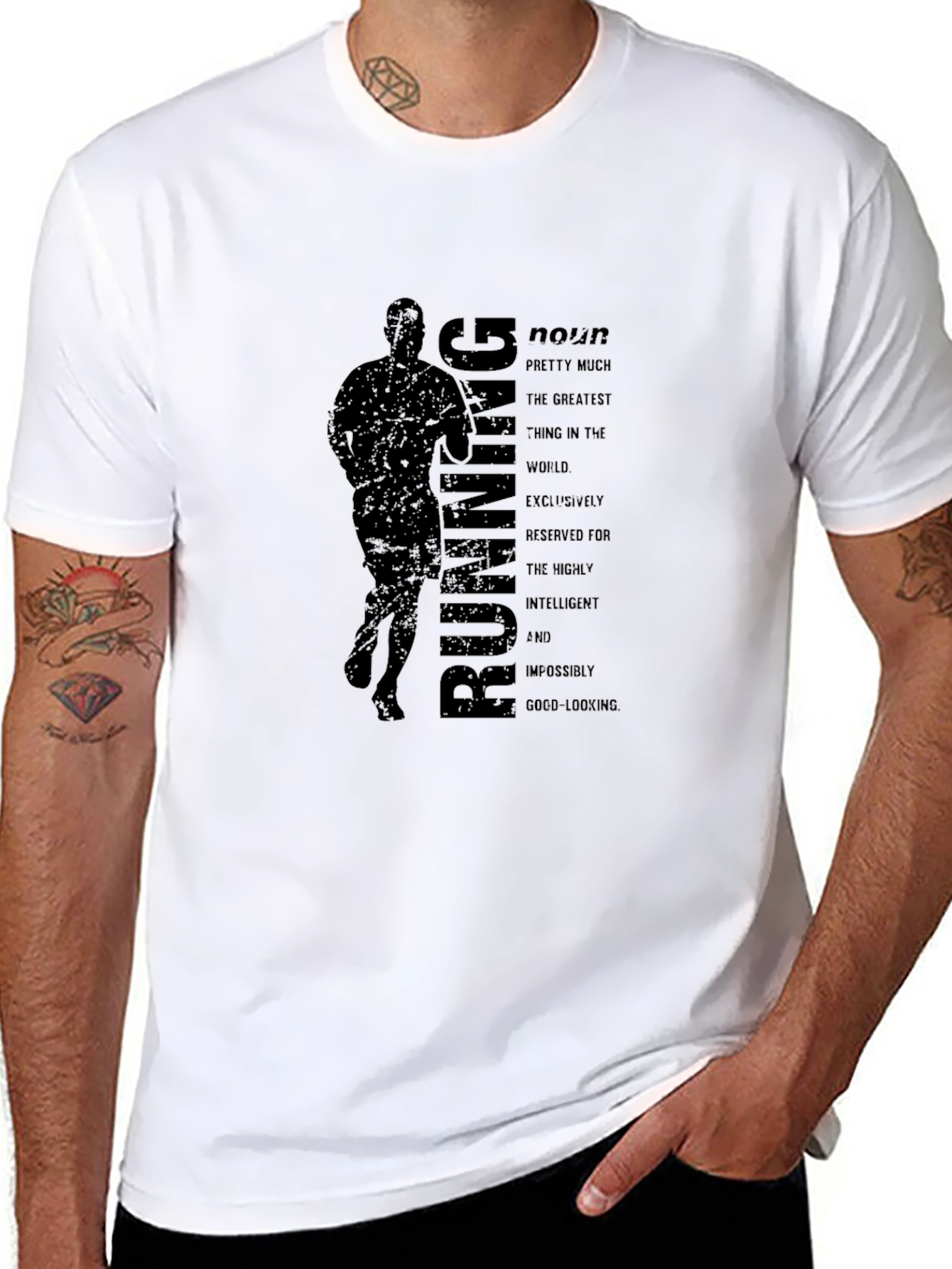Running Definition Black T-Shirt
