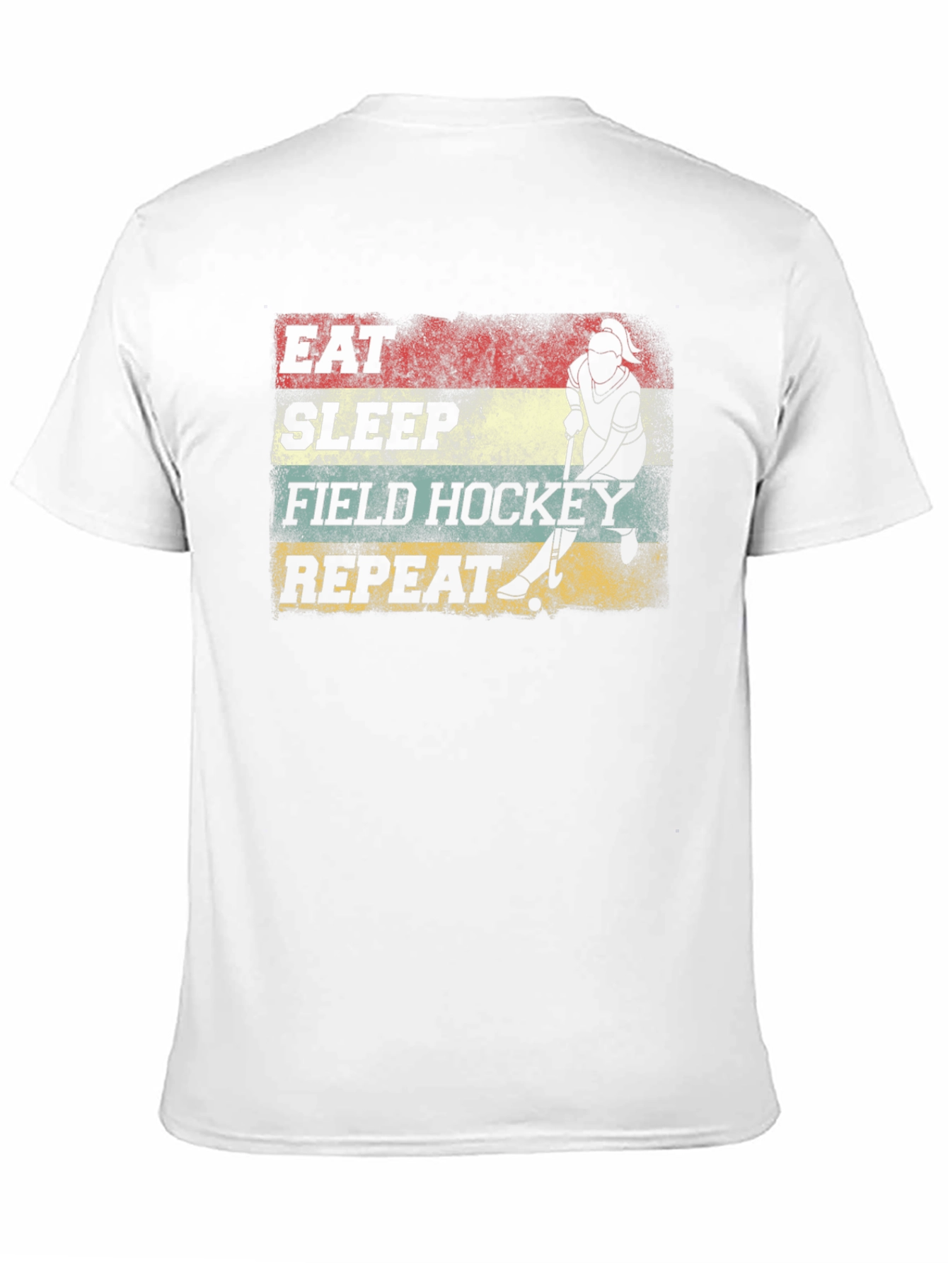 Eat Sleep Field Hockey Repeat Graphic Tee