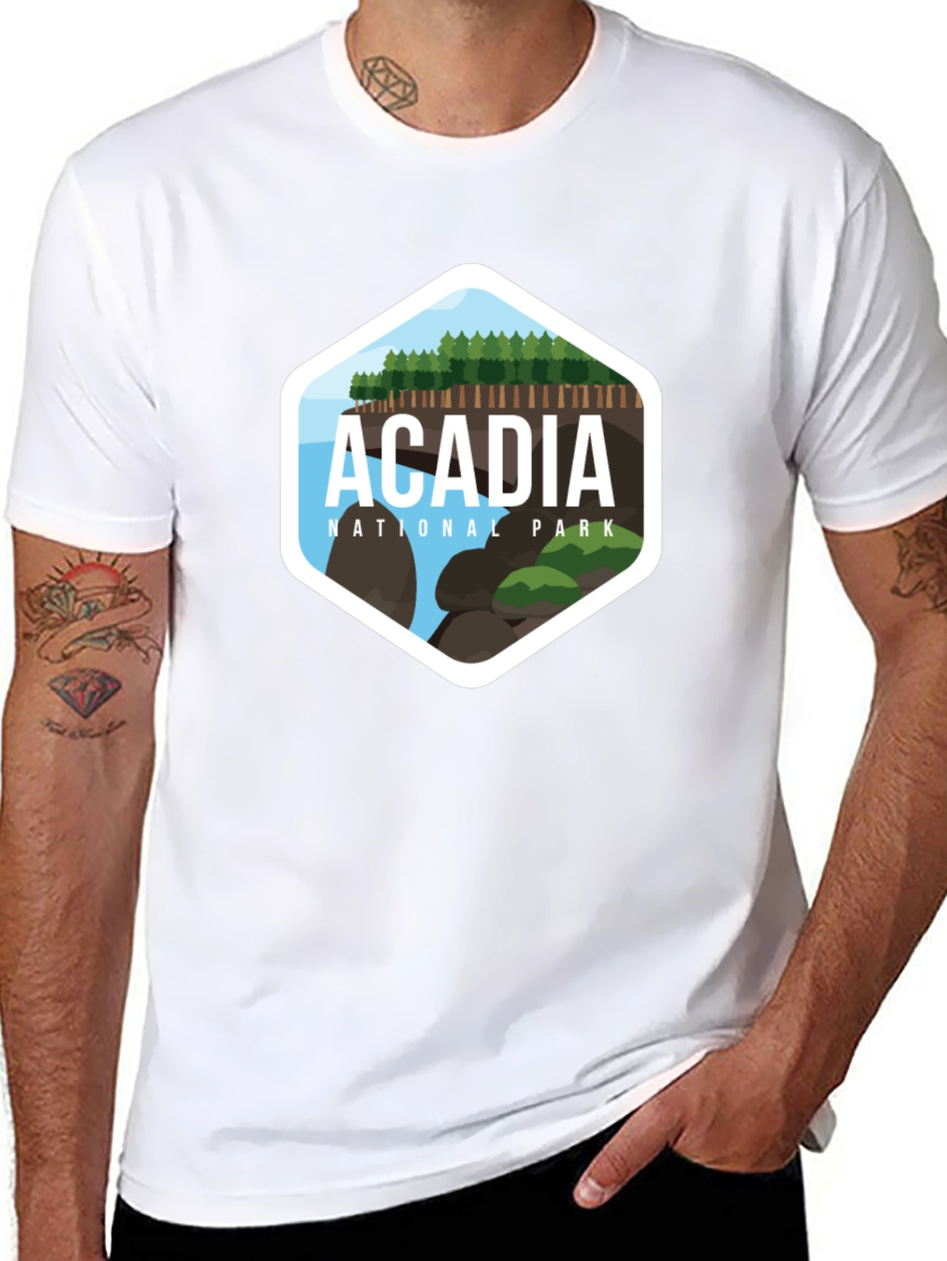 Acadia National Park Graphic T-Shirt