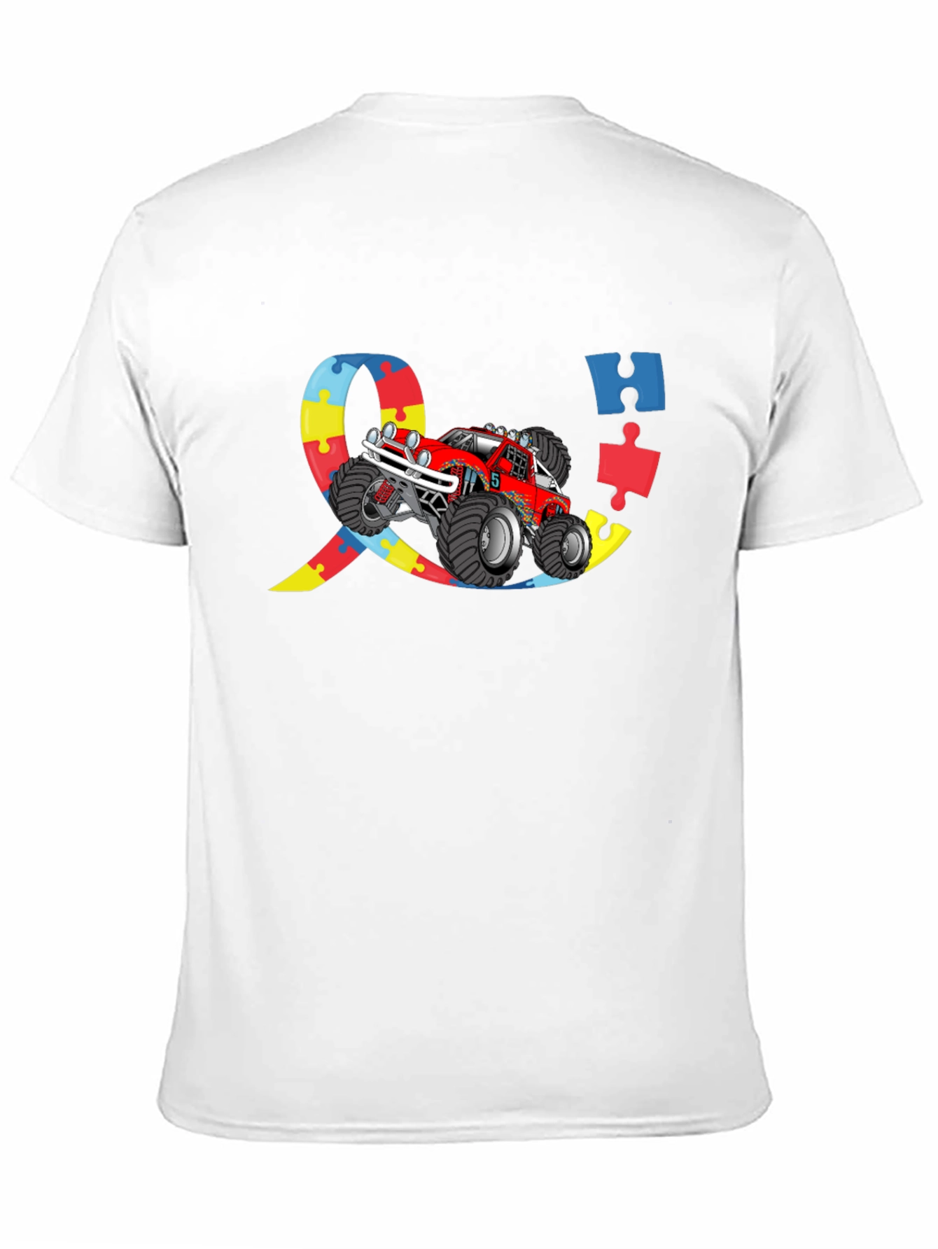 Autism Awareness Monster Truck Graphic Tee