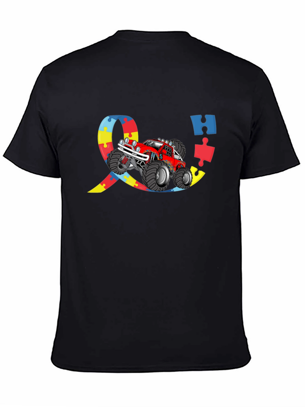 Autism Awareness Monster Truck Graphic Tee