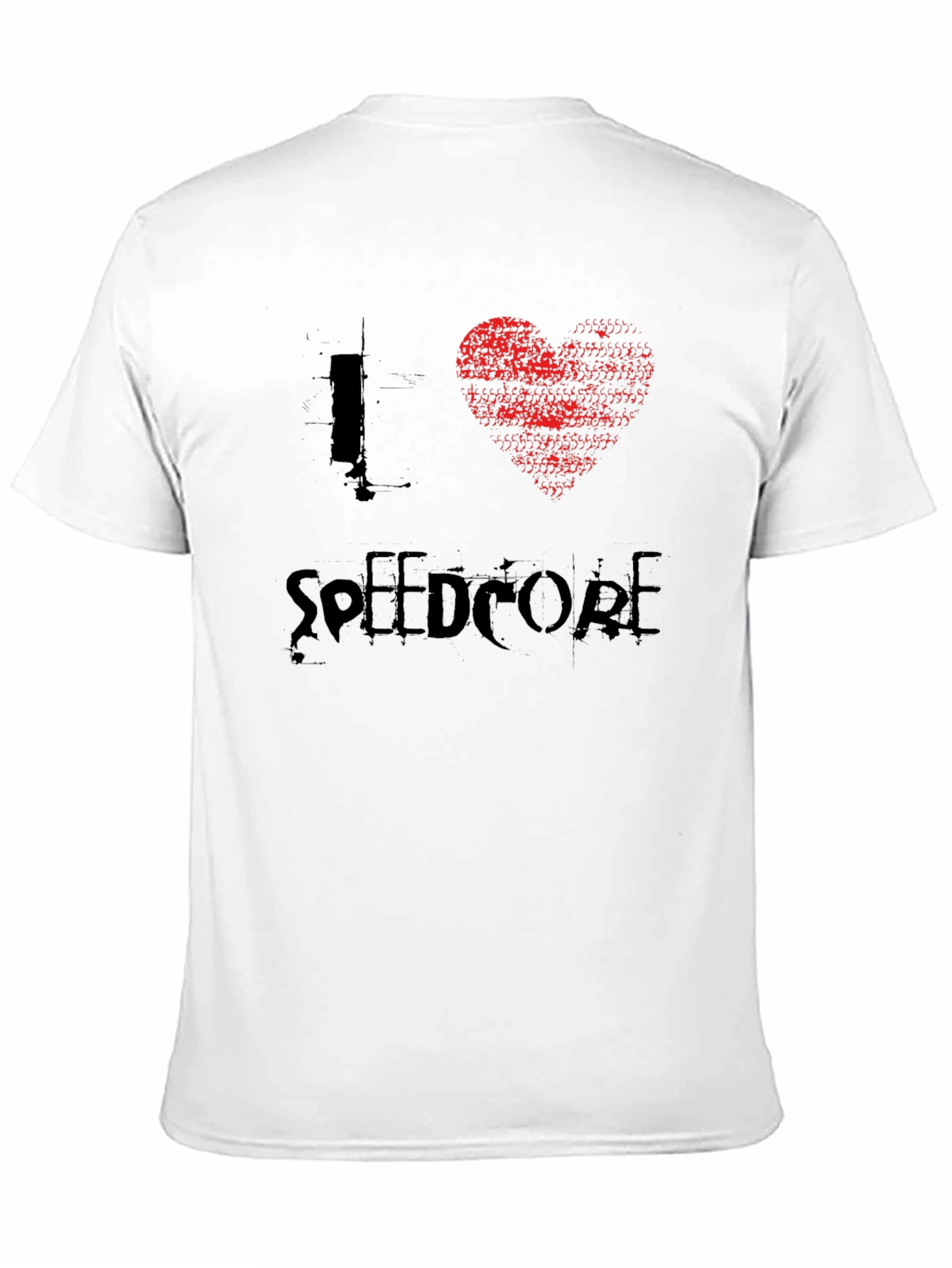 I Heart Speedcore Black T-Shirt