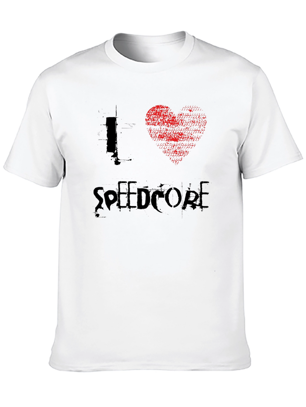 I Heart Speedcore Black T-Shirt