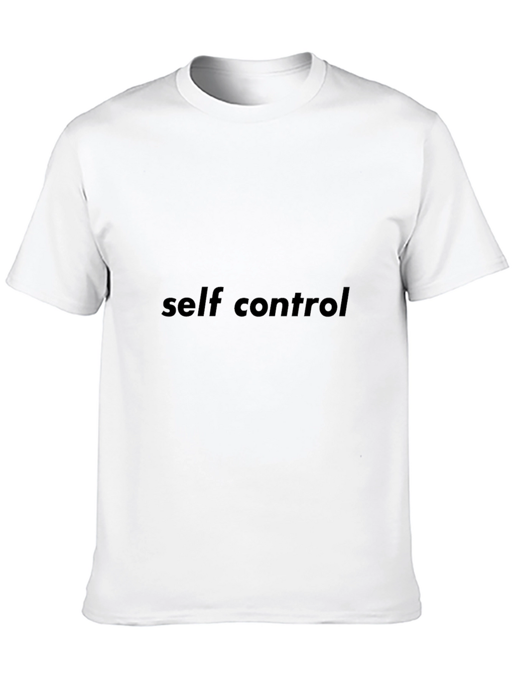 Self Control Black T-Shirt