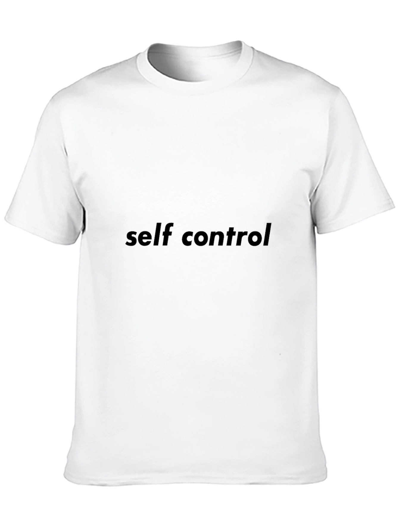 Self Control Black T-Shirt