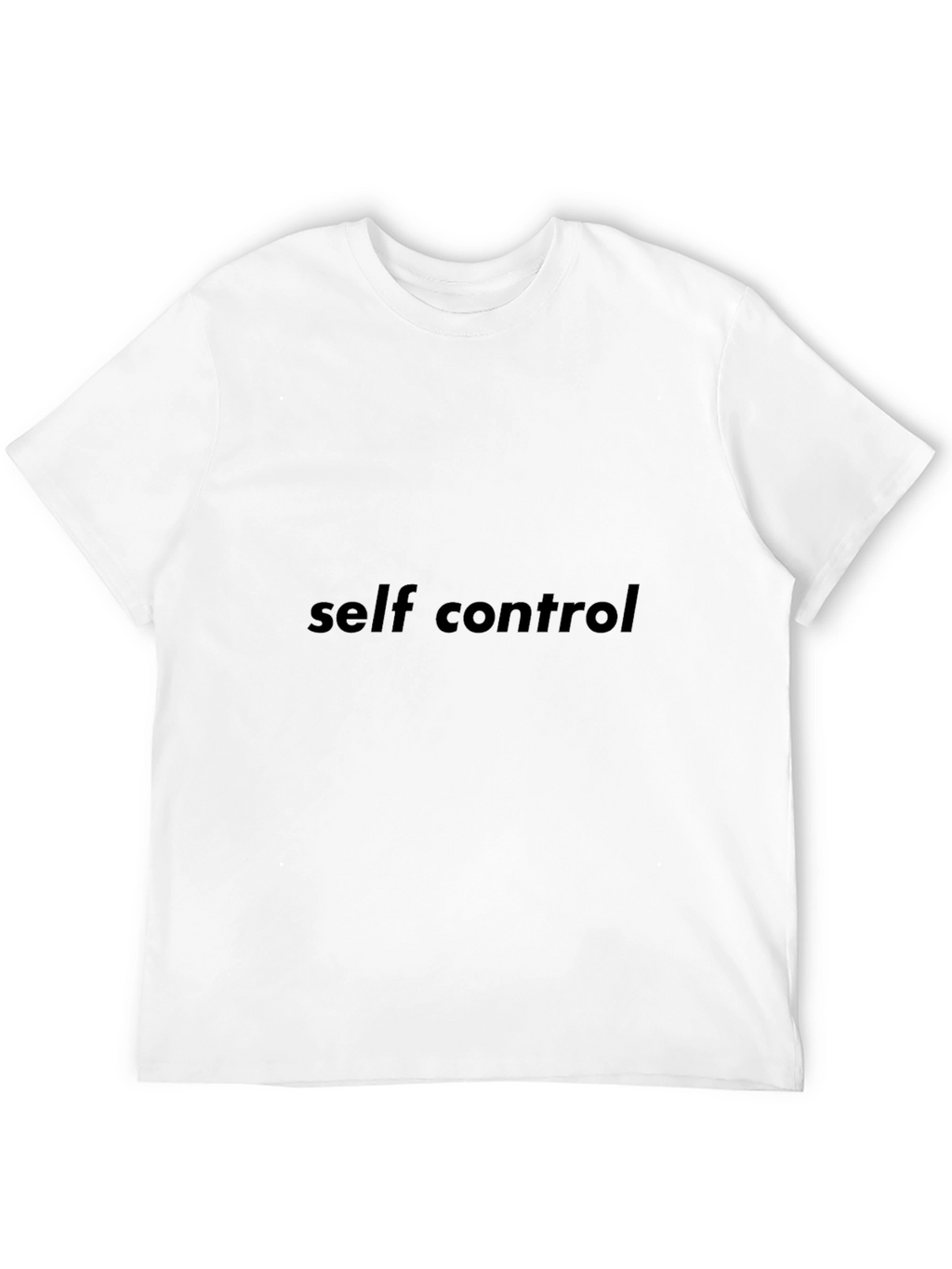 Self Control Black T-Shirt