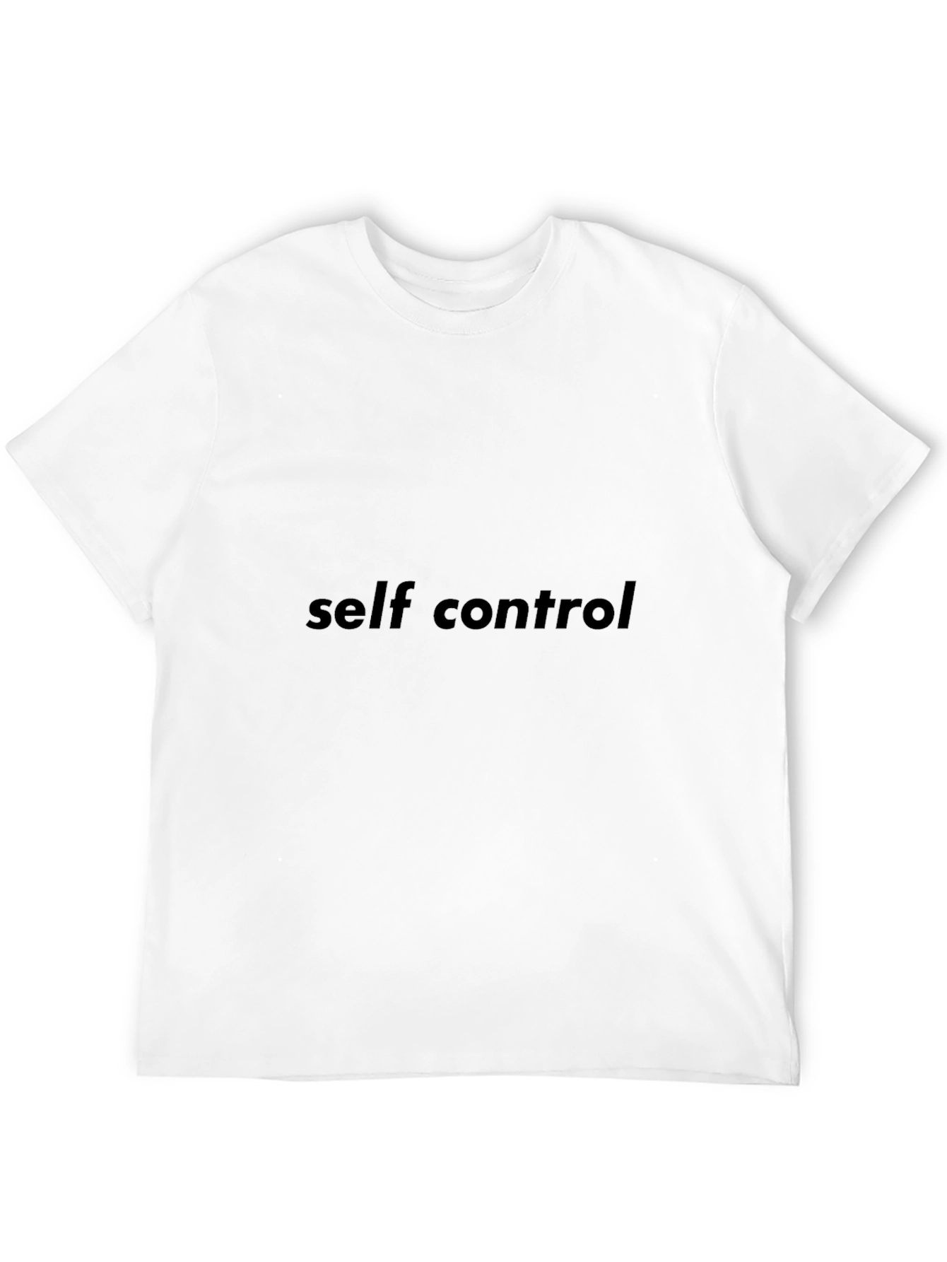 Self Control Black T-Shirt