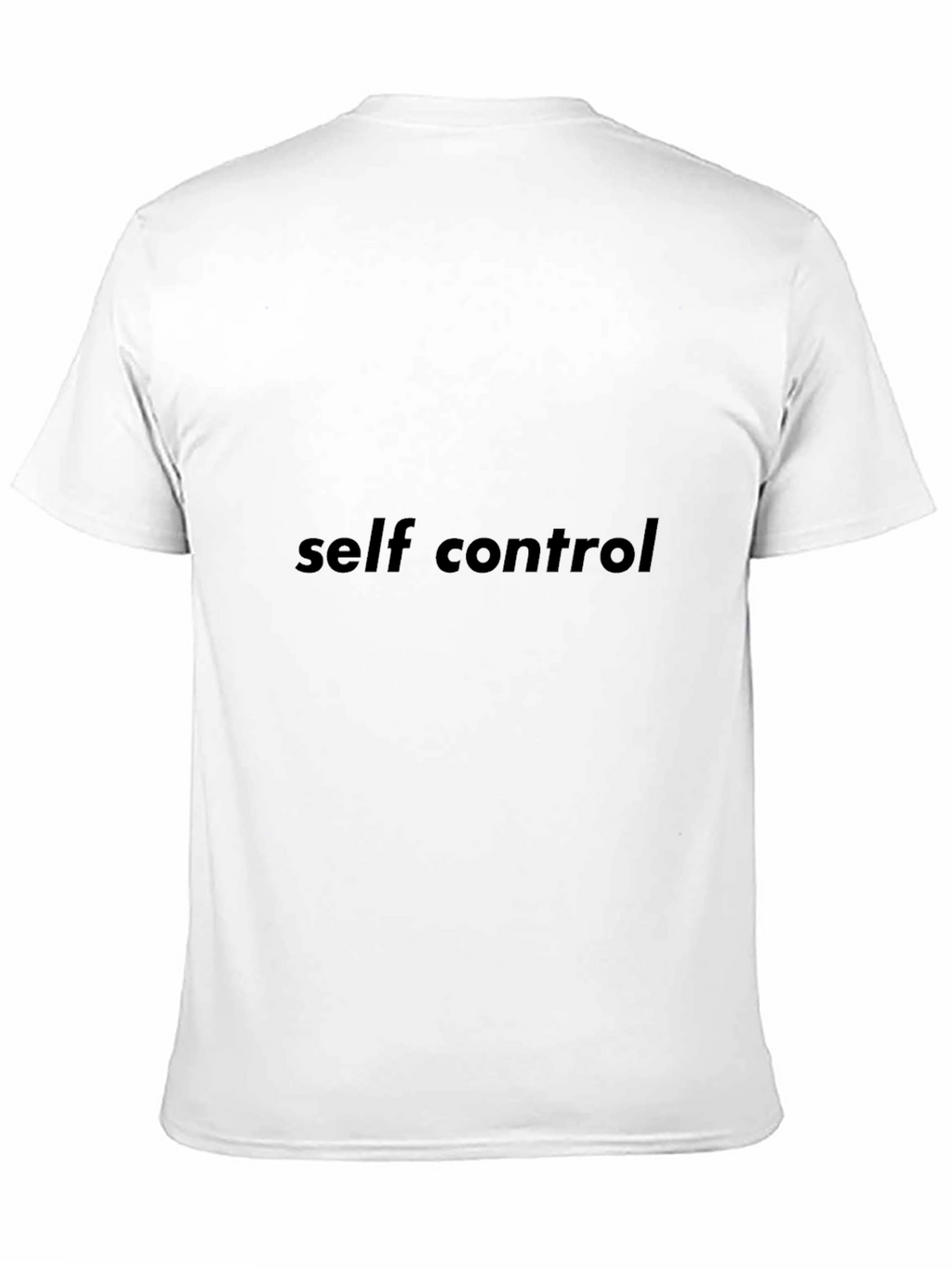 Self Control Black T-Shirt