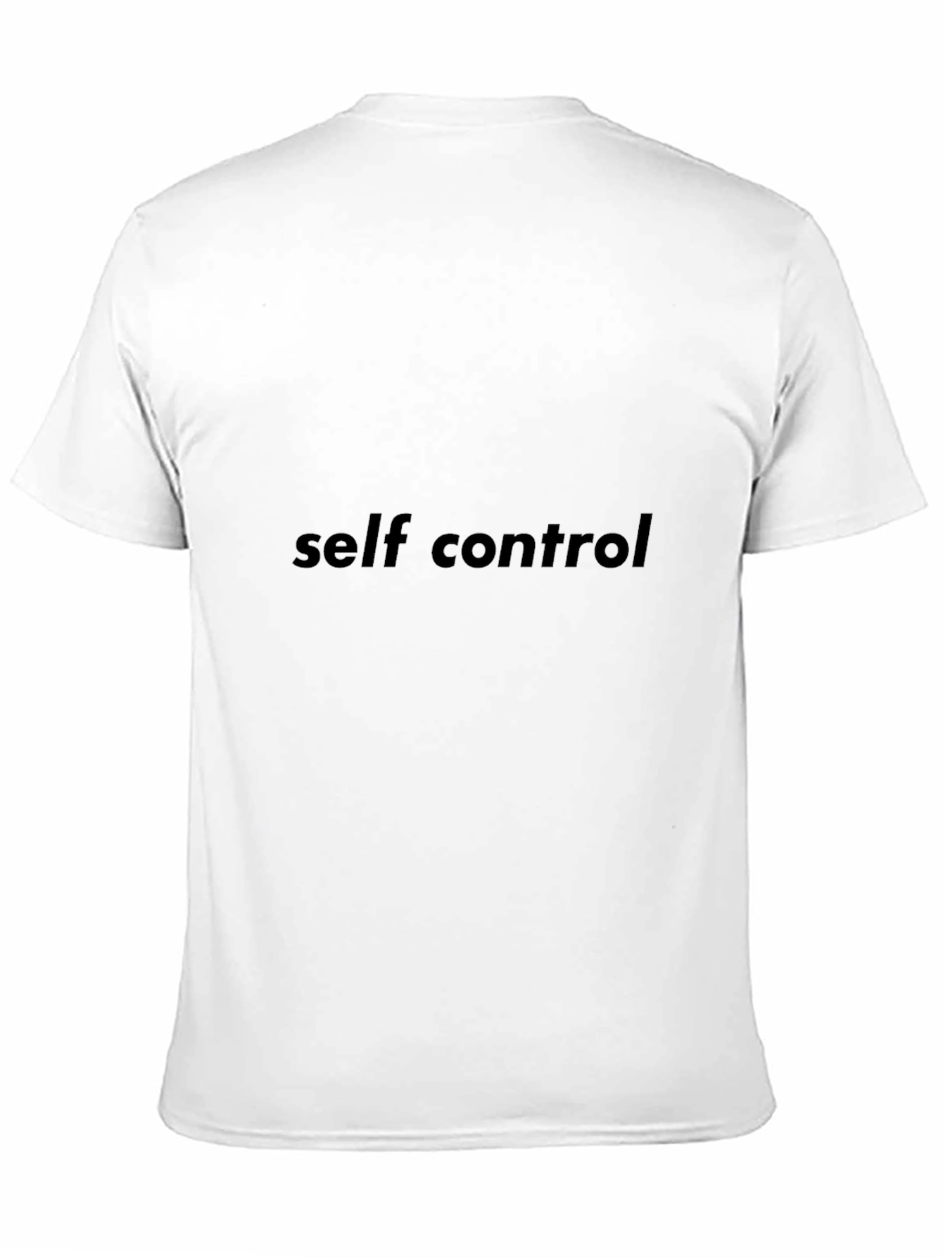 Self Control Black T-Shirt