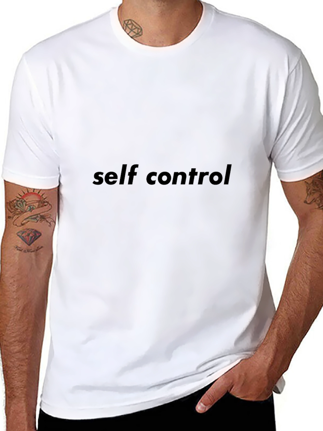 Self Control Black T-Shirt