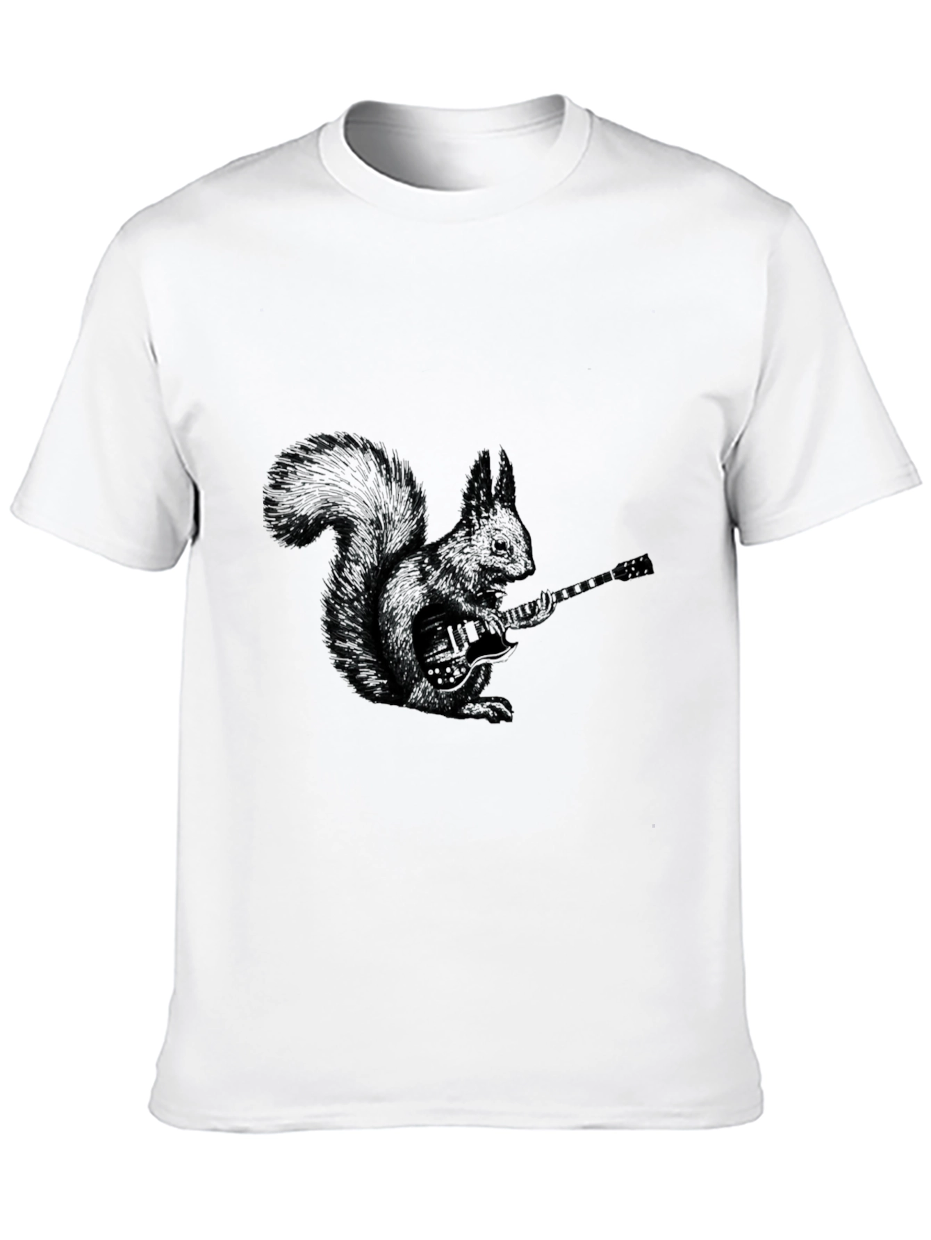 Squirrel Guitarist Graphic Tee