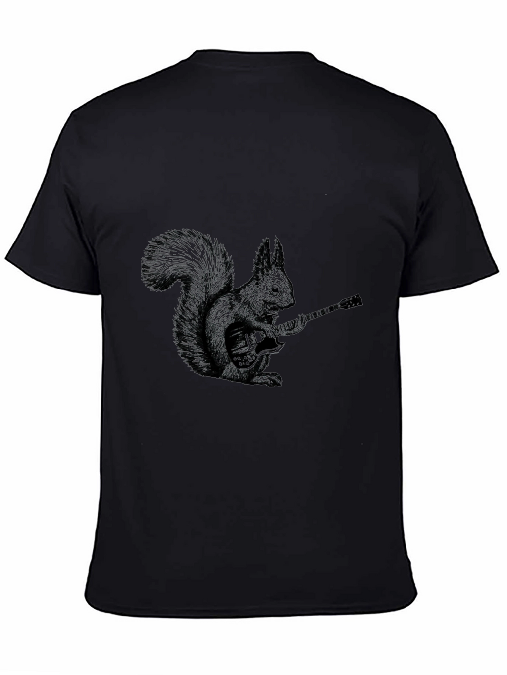 Squirrel Guitarist Graphic Tee