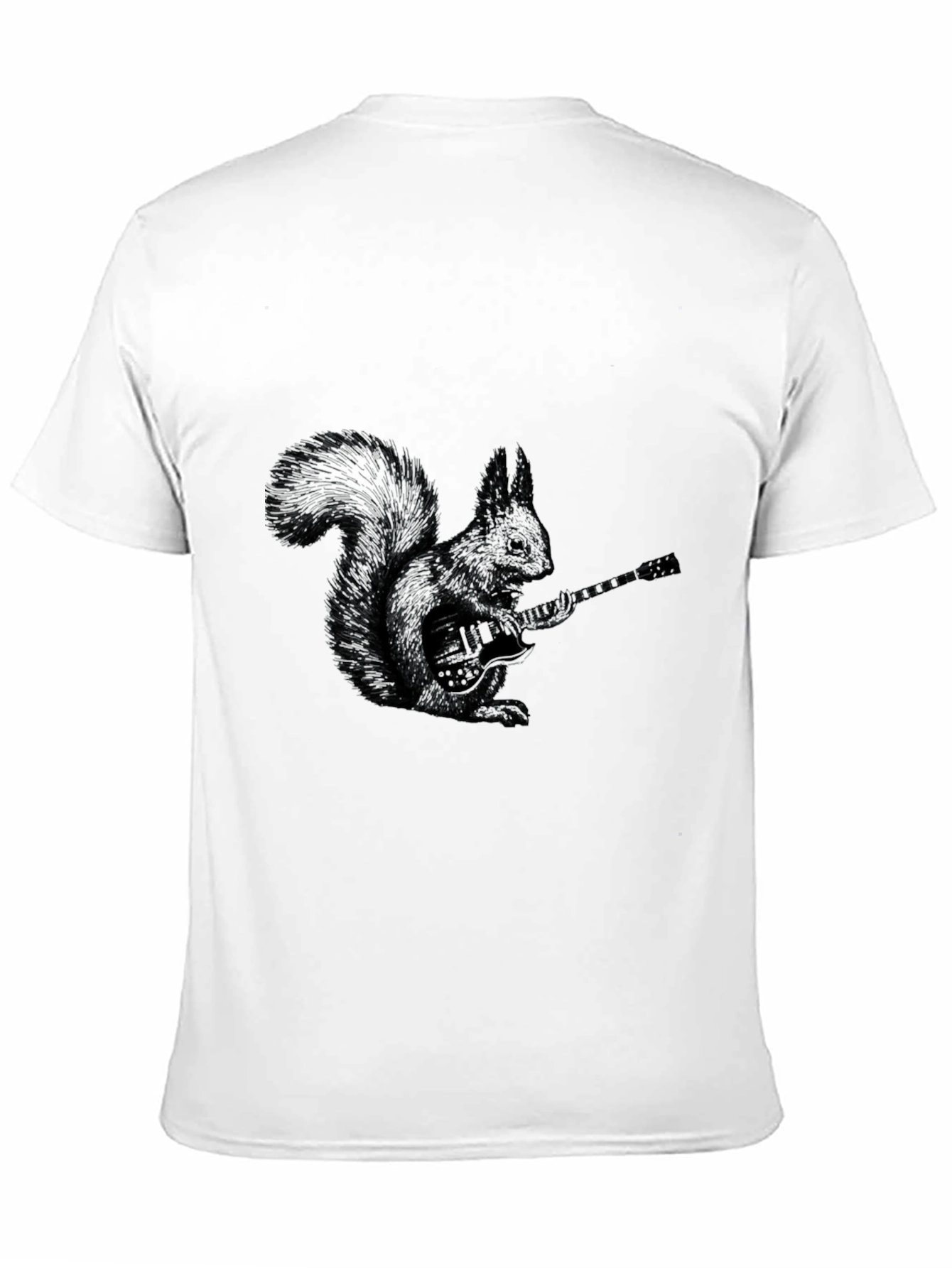 Squirrel Guitarist Graphic Tee