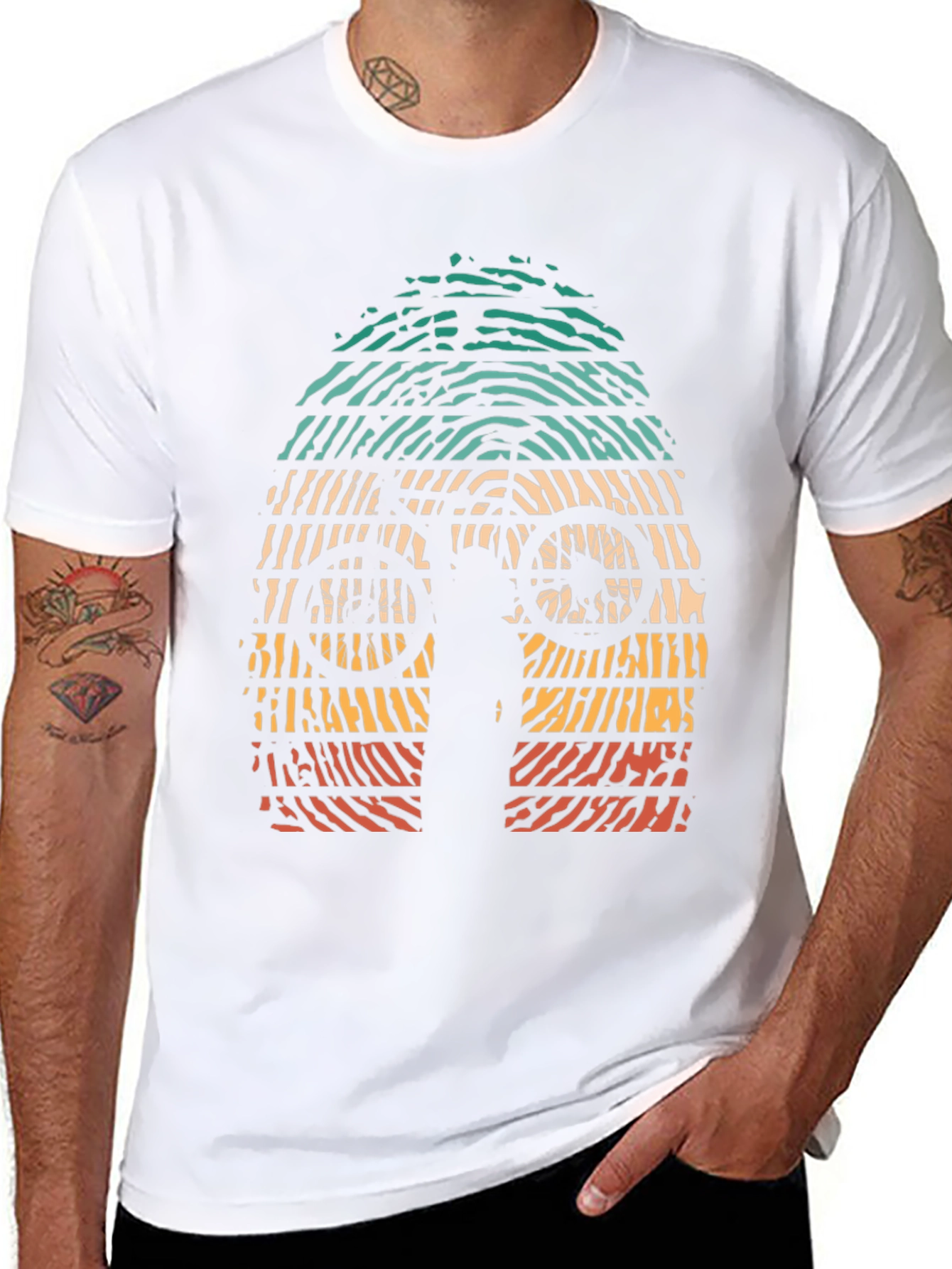 Retro Mountain Biker Graphic Tee - Black