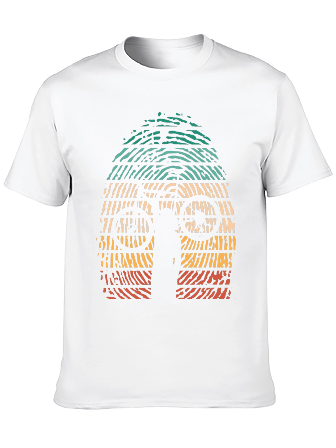 Retro Mountain Biker Graphic Tee - Black