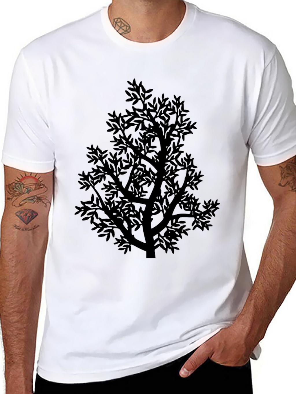 Black Tree Graphic Tee