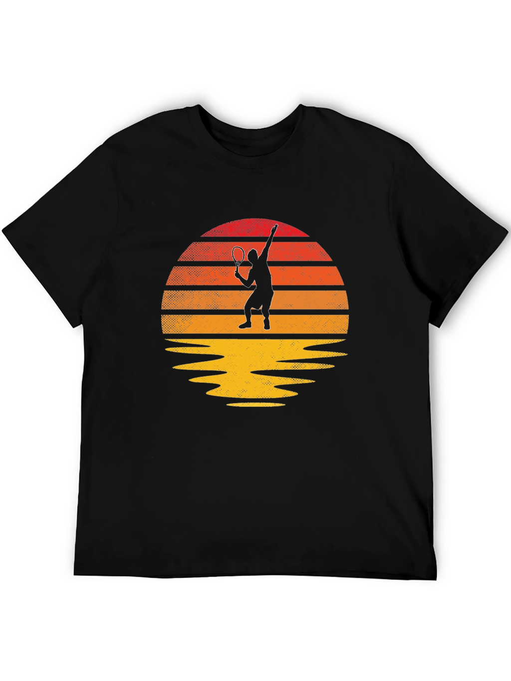 Tennis Sunset Graphic T-Shirt