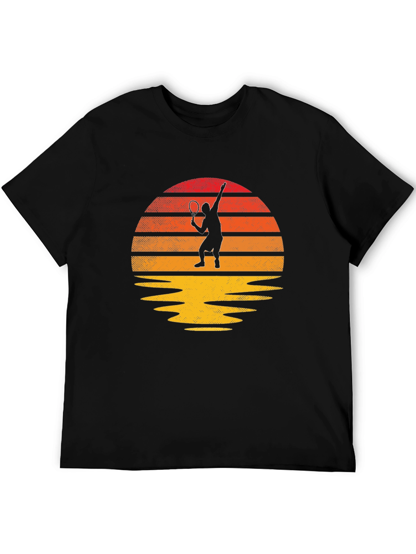 Tennis Sunset Graphic T-Shirt