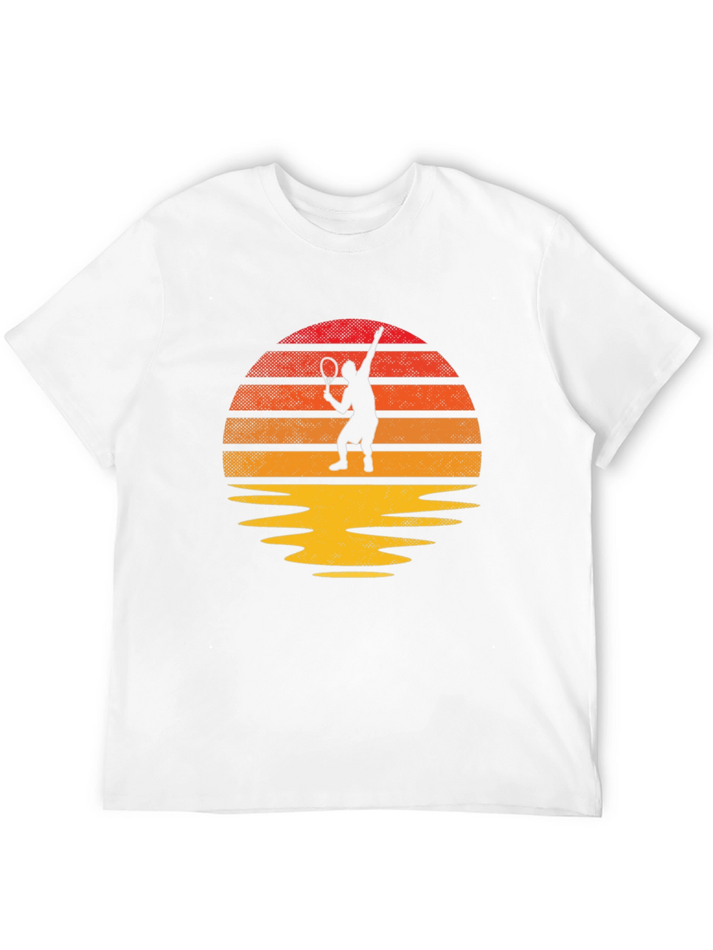 Tennis Sunset Graphic T-Shirt