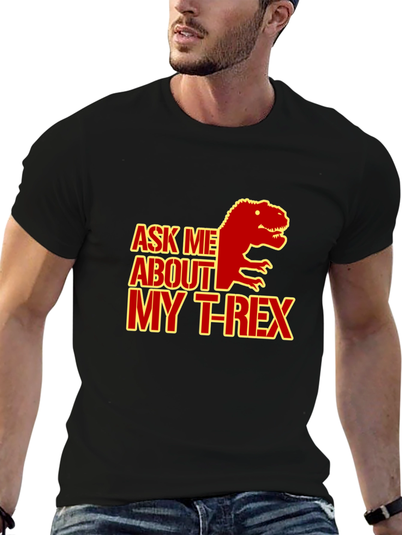 Ask Me About My T-Rex Graphic Tee