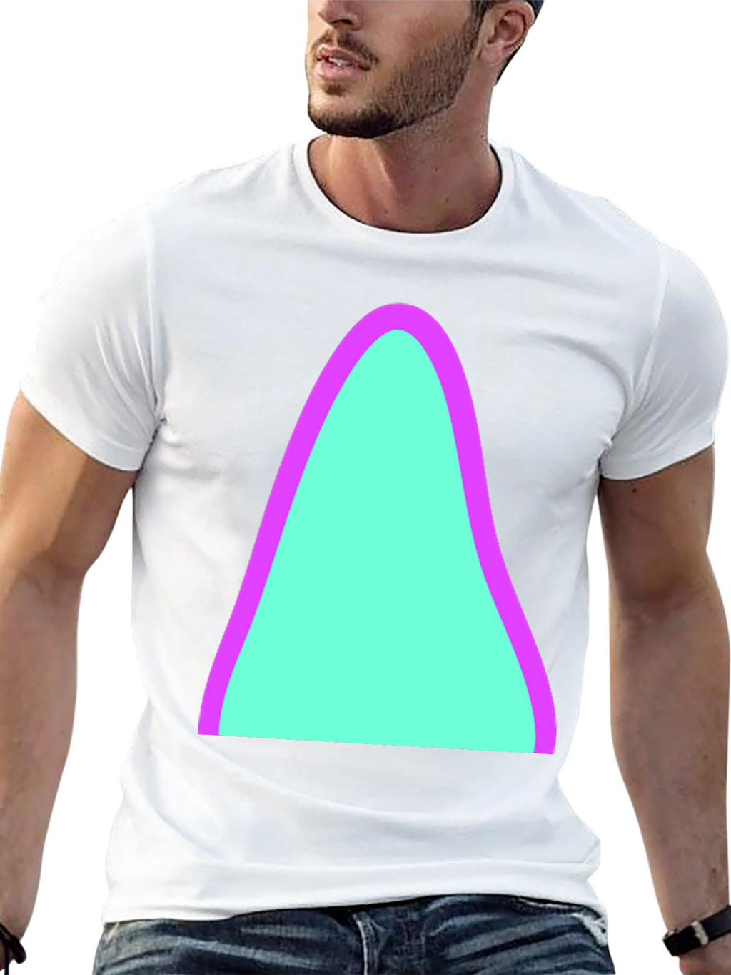Abstract Graphic Tee - Cool and Casual