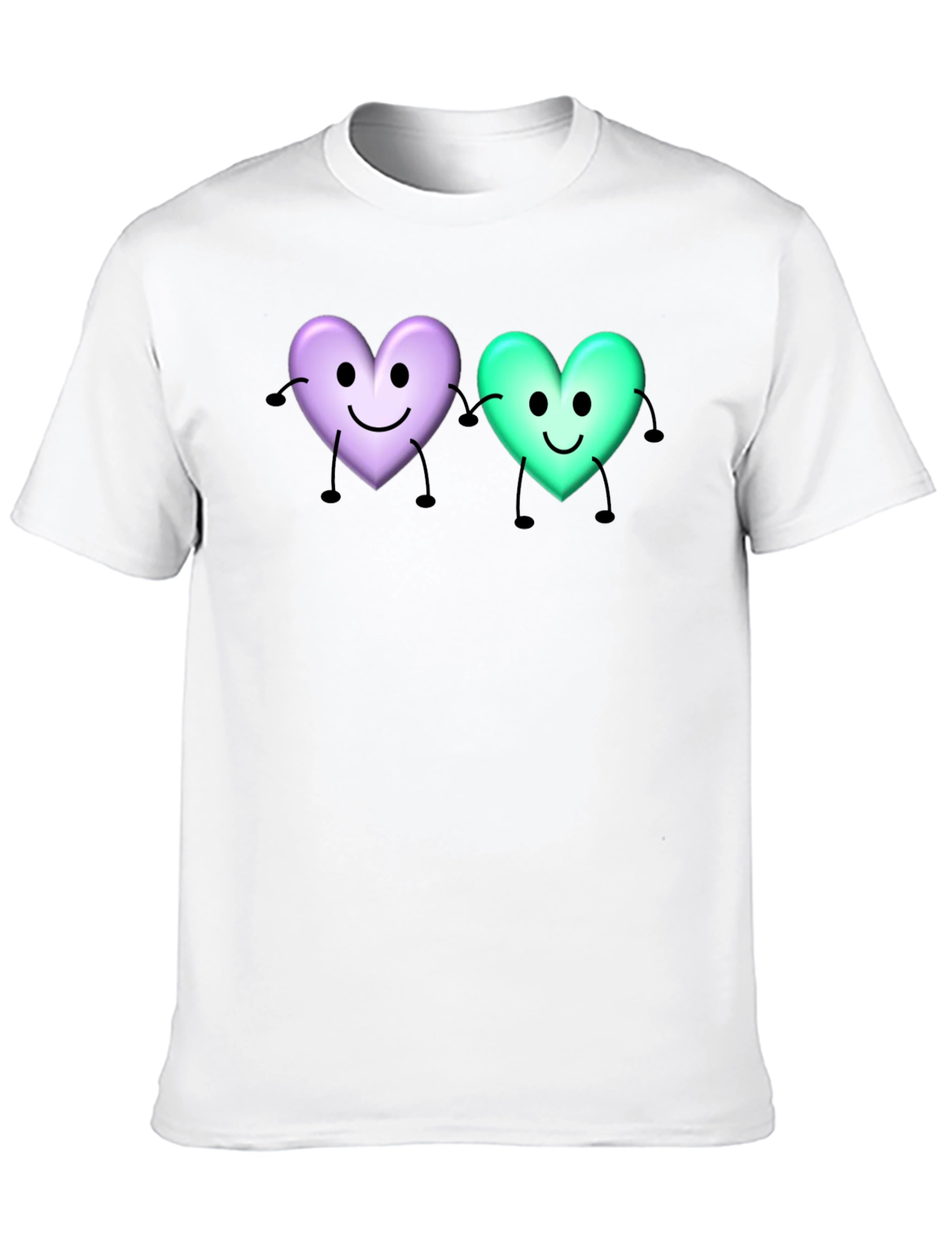 Cute Cartoon Heart T-Shirt