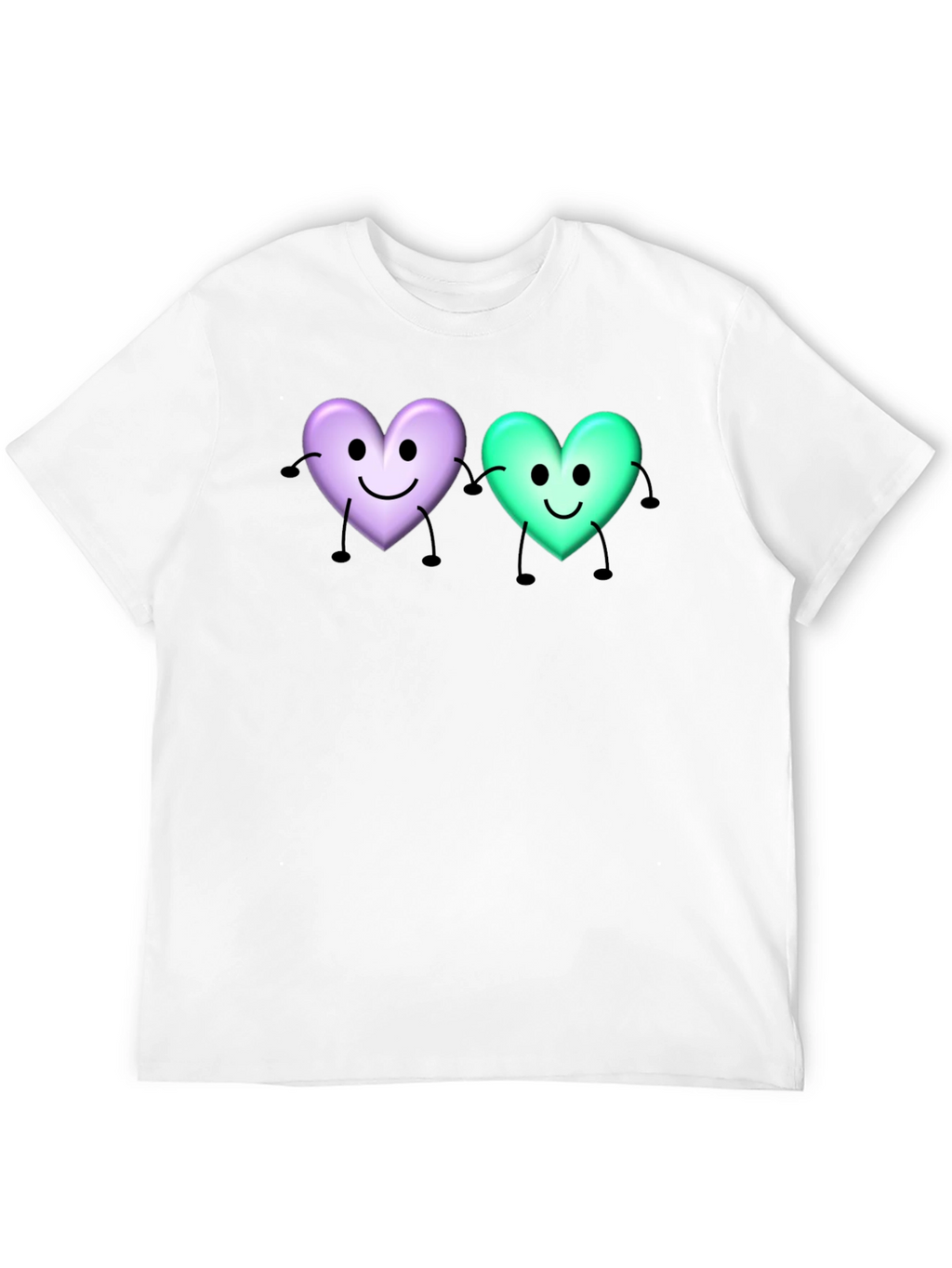 Cute Cartoon Heart T-Shirt
