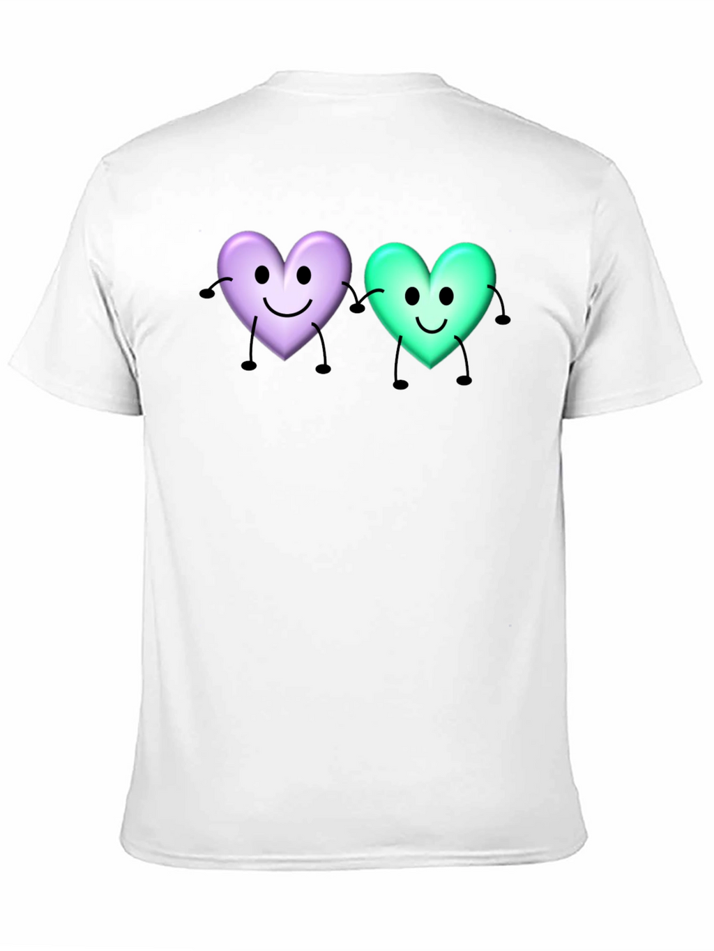 Cute Cartoon Heart T-Shirt