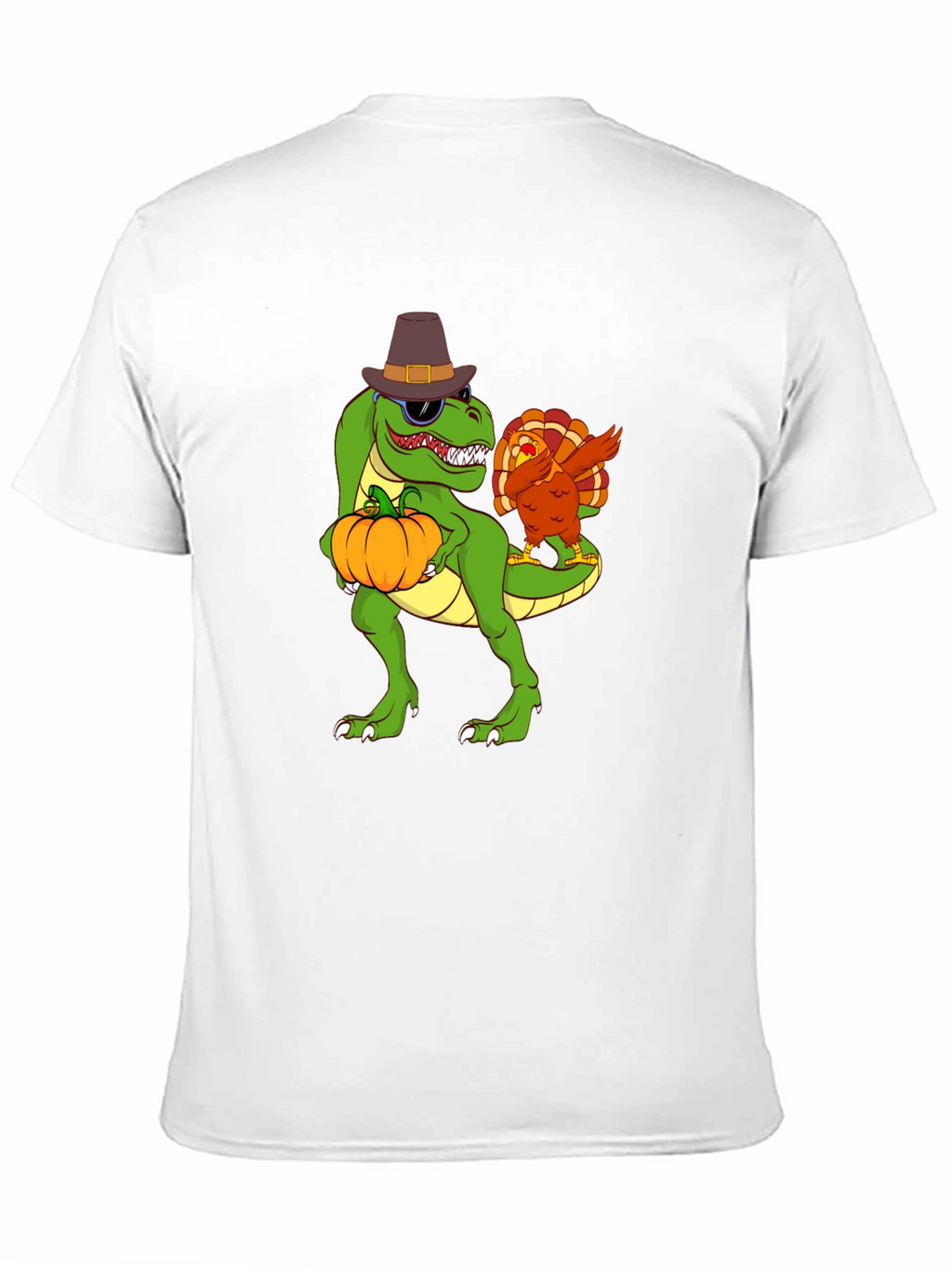 Thanksgiving T-Rex Turkey Dab Funny T-Shirt