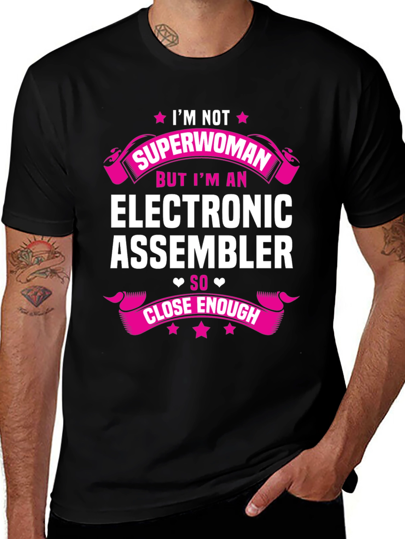 Electronic Assembler Funny T-Shirt - Im Not Superwoman