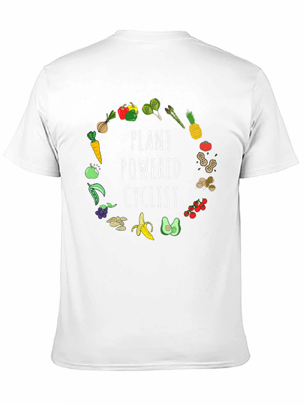 Plant Powered Cyclist Graphic Tee