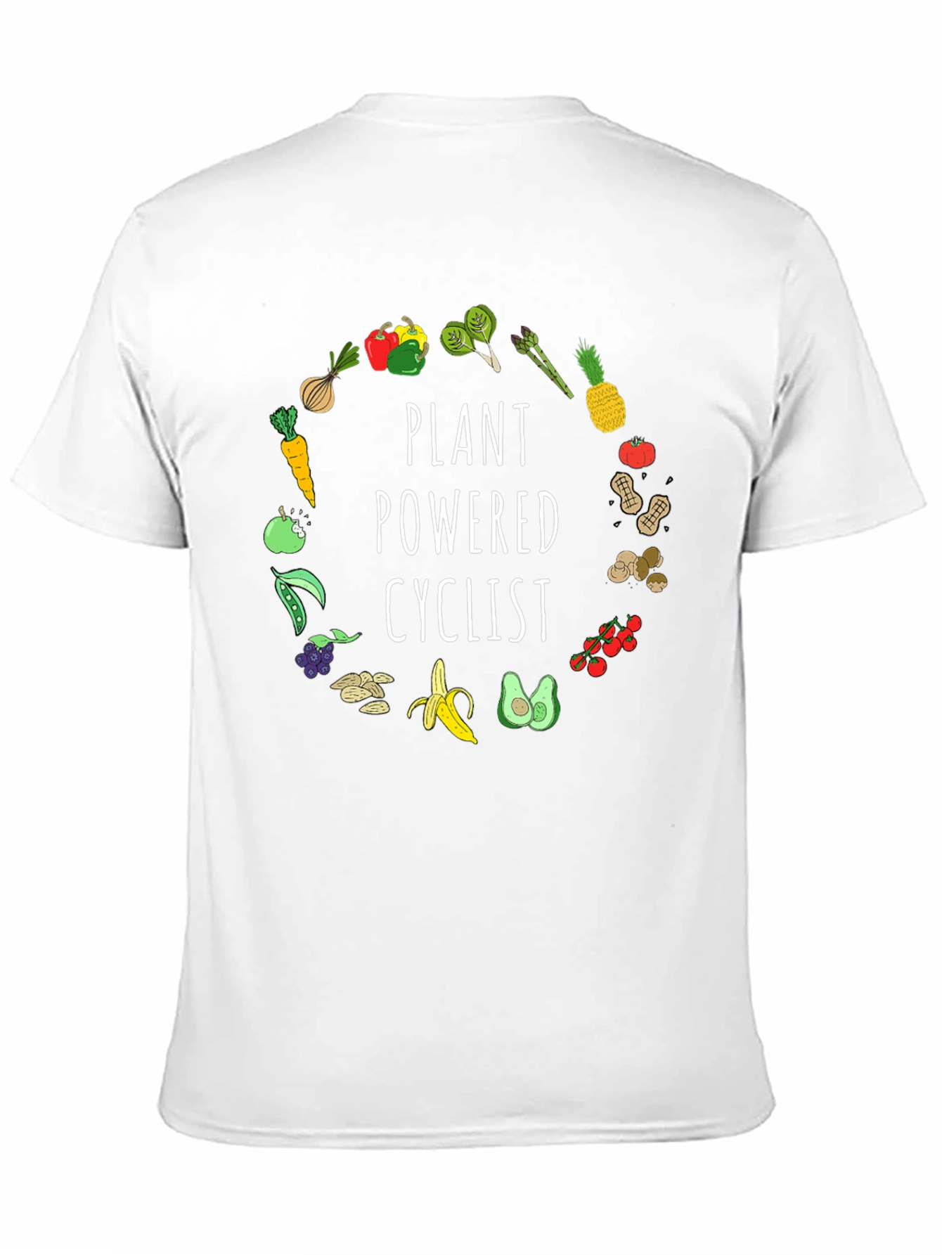 Plant Powered Cyclist Graphic Tee