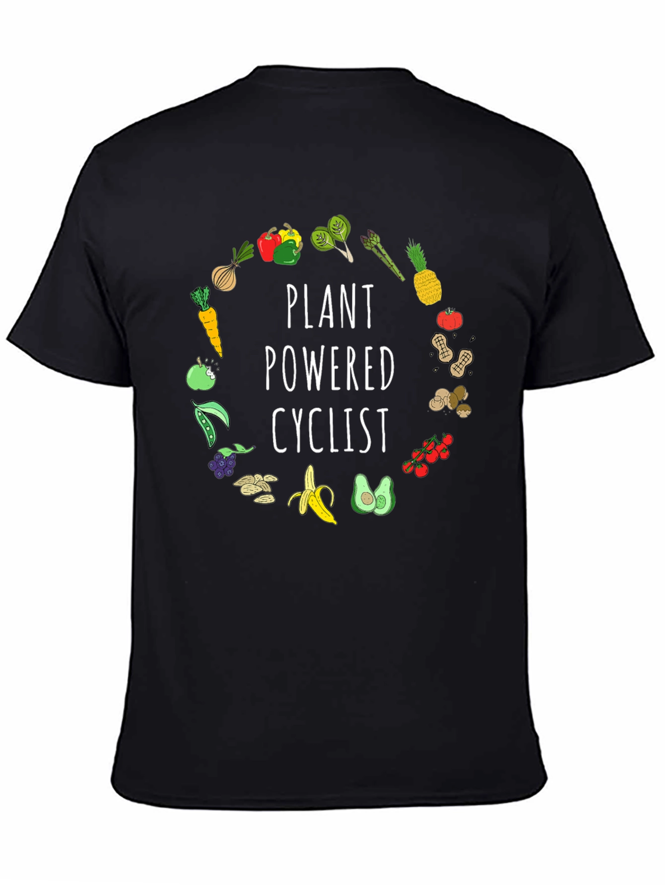 Plant Powered Cyclist Graphic Tee