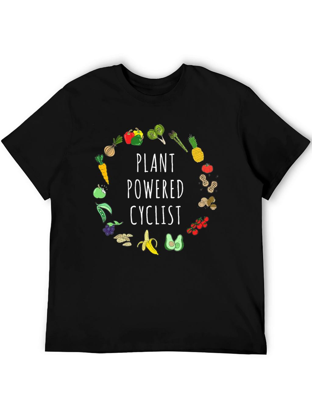 Plant Powered Cyclist Graphic Tee