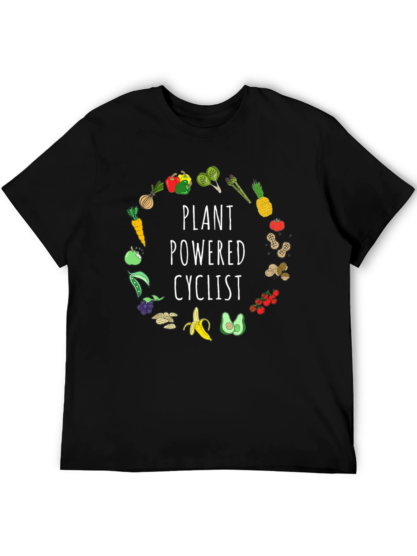 Plant Powered Cyclist Graphic Tee