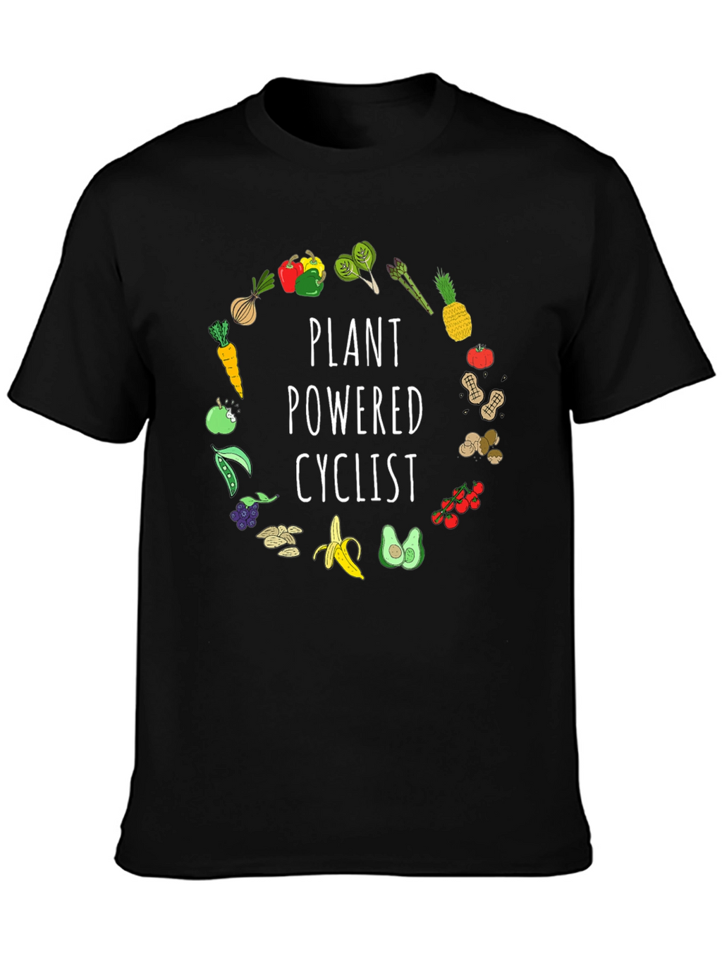 Plant Powered Cyclist Graphic Tee