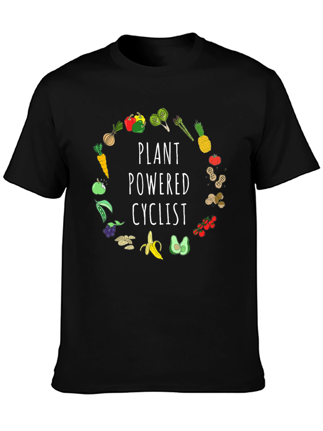 Plant Powered Cyclist Graphic Tee