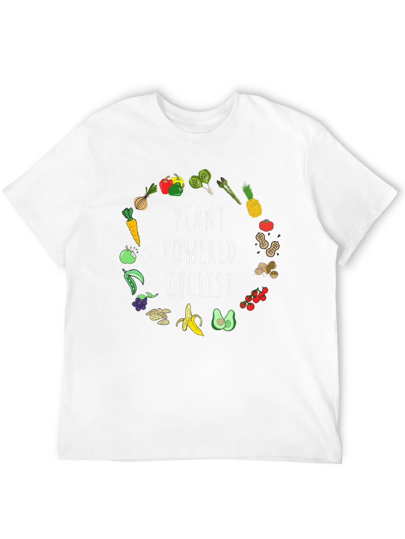 Plant Powered Cyclist Graphic Tee