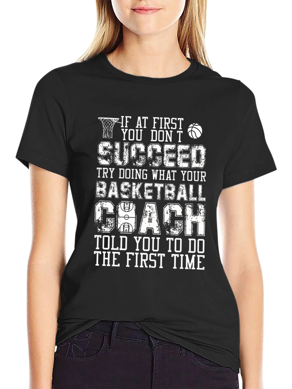 Basketball Coach Graphic Tee - Funny Sports T-Shirt