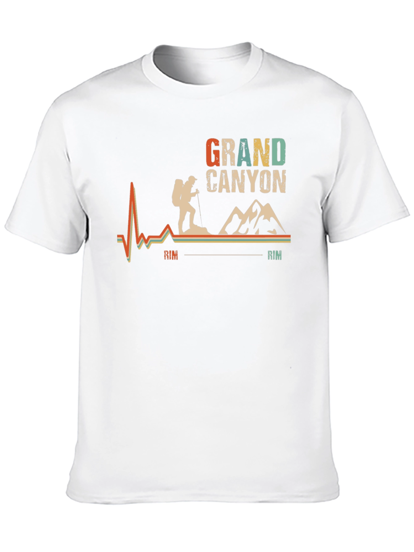 Grand Canyon Hiker Graphic Tee - Black