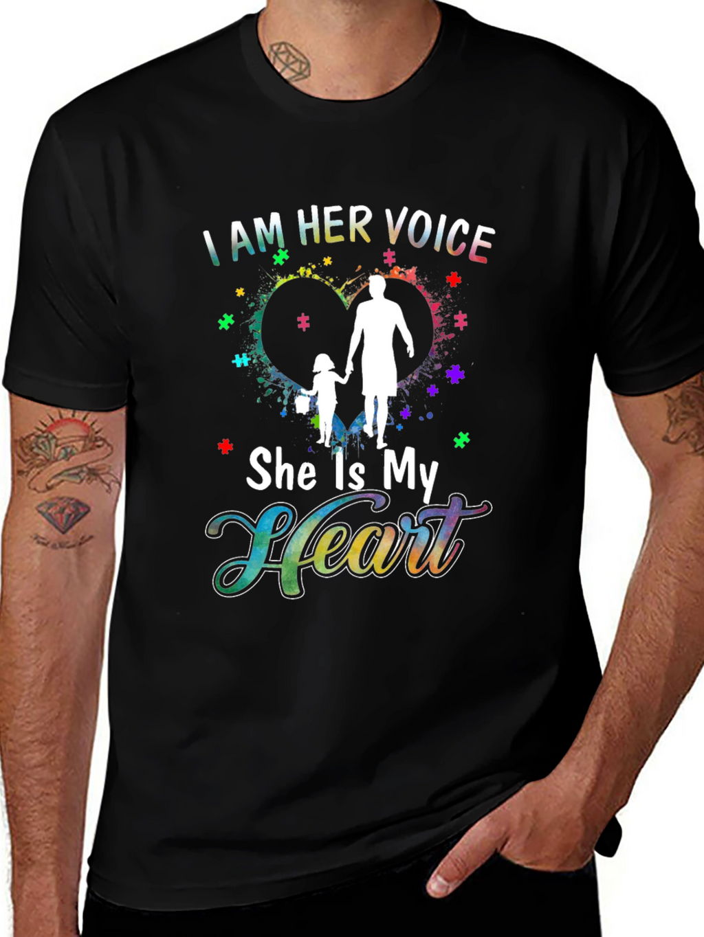 Autism Awareness T-Shirt - I Am Her Voice