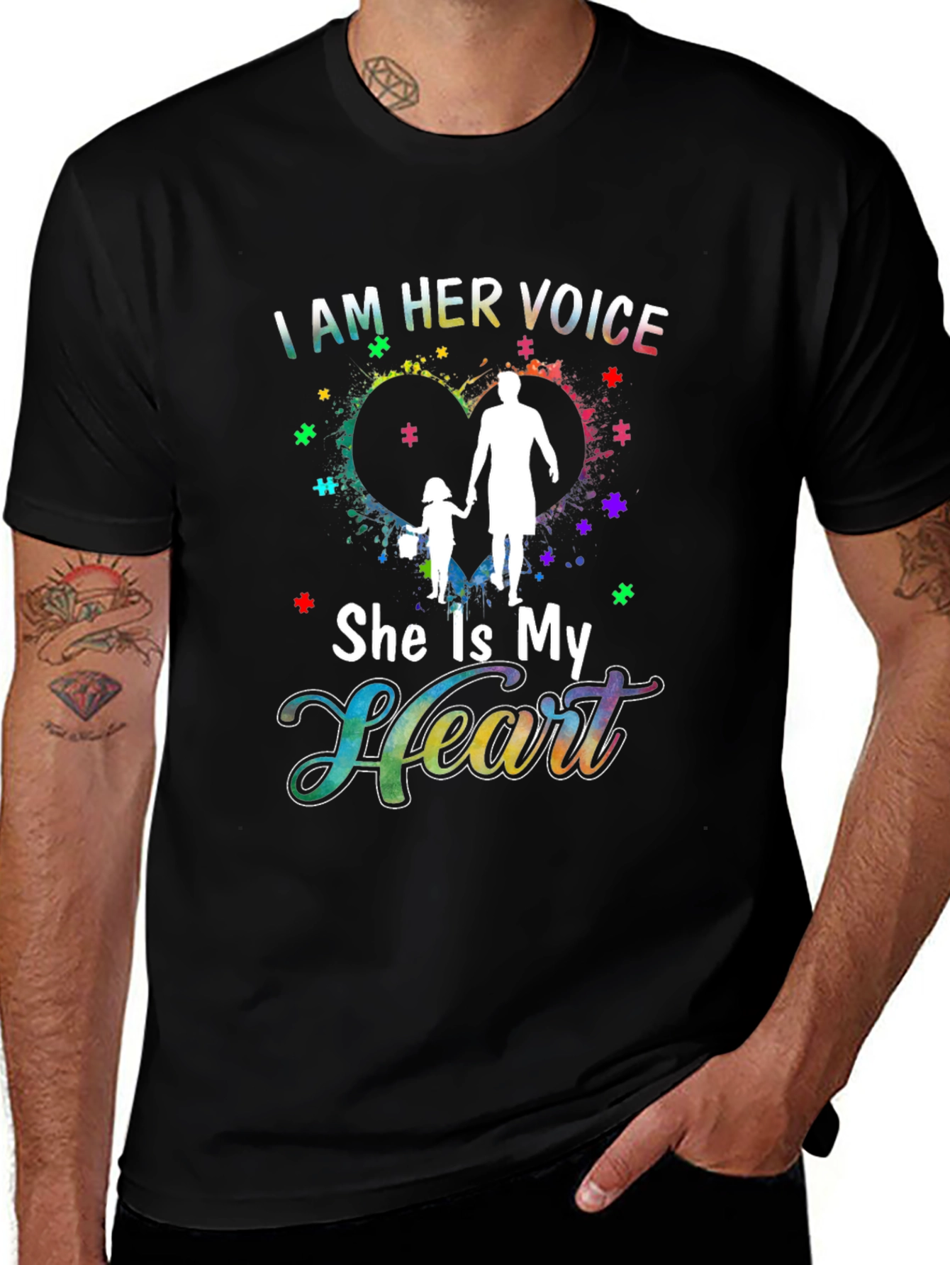 Autism Awareness T-Shirt - I Am Her Voice