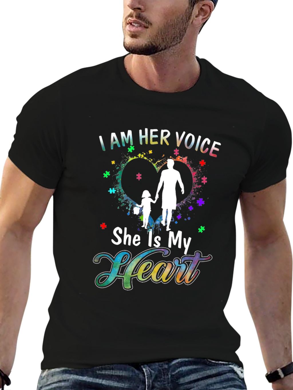 Autism Awareness T-Shirt - I Am Her Voice