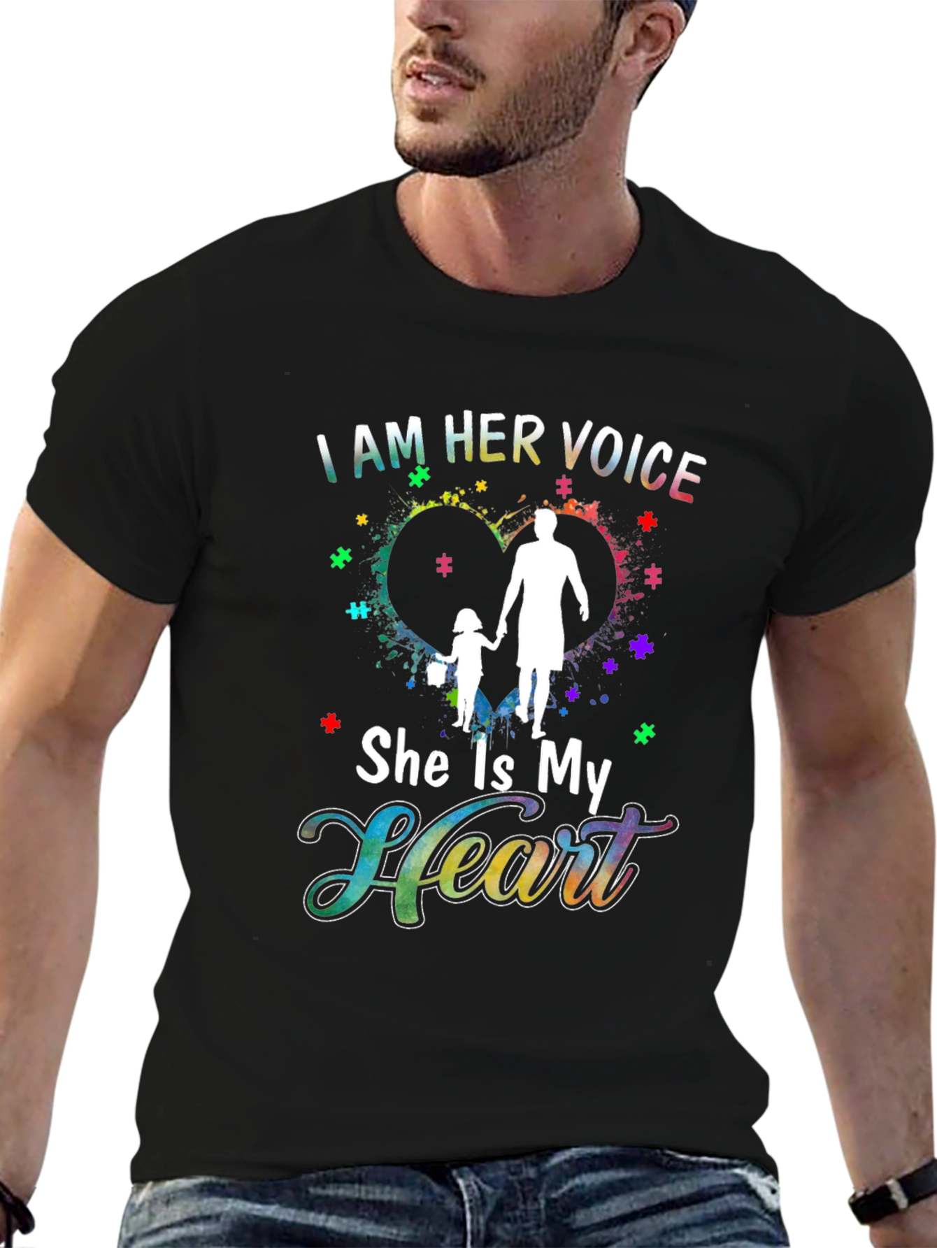 Autism Awareness T-Shirt - I Am Her Voice