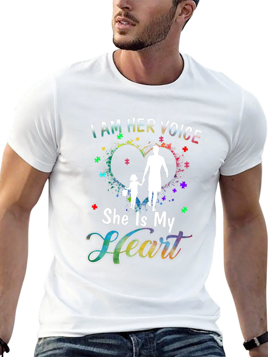 Autism Awareness T-Shirt - I Am Her Voice