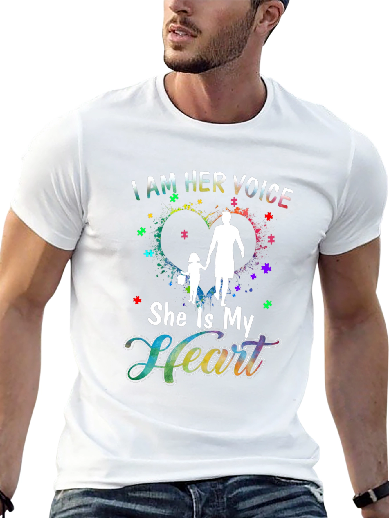 Autism Awareness T-Shirt - I Am Her Voice