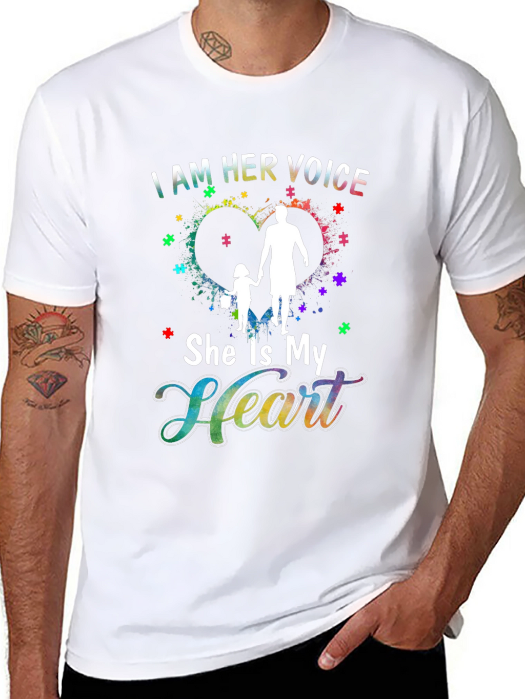 Autism Awareness T-Shirt - I Am Her Voice