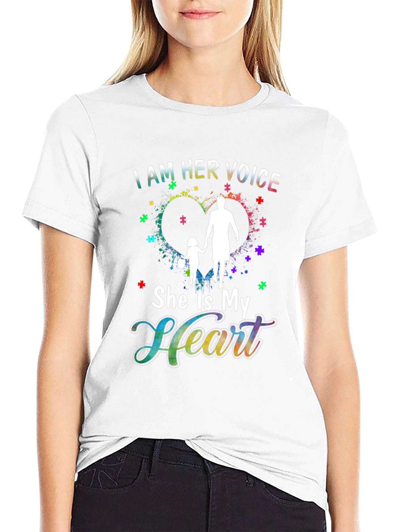 Autism Awareness T-Shirt - I Am Her Voice