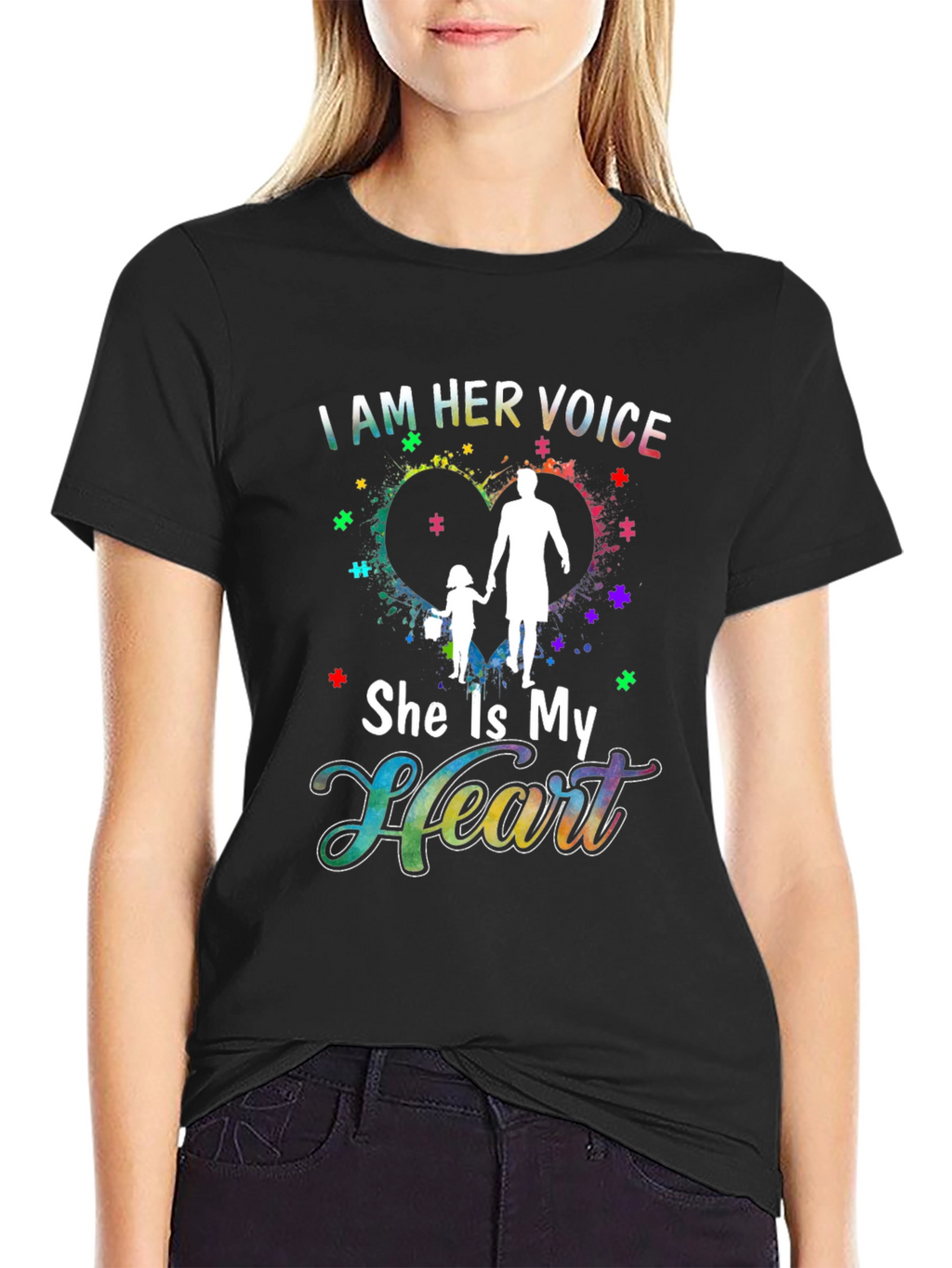 Autism Awareness T-Shirt - I Am Her Voice